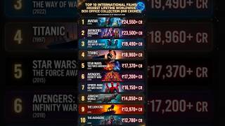 top 10 International films highest gross collected movies on worldwide#avangersdoomsday#avatar #dude