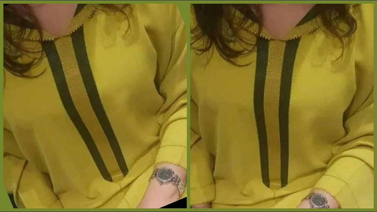 تطبيق زواقة براندة بثلاثة اشرطة بالالوان راقي فاللبسة ورائع كيف ما طلبتوه ومخدوم بطريقة مبسطة وسهلة