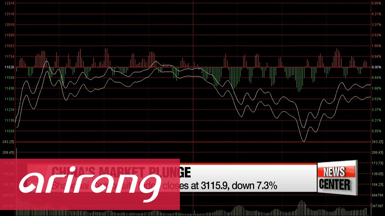 China halts trading after shares plunge over 7 YouTube