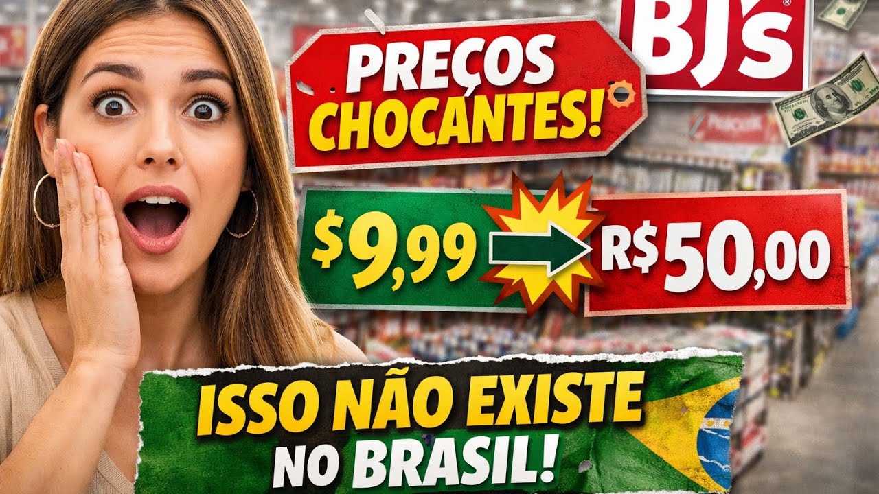 ESSES PREÇOS DO BJ’S NÃO EXISTEM NO BRASIL!