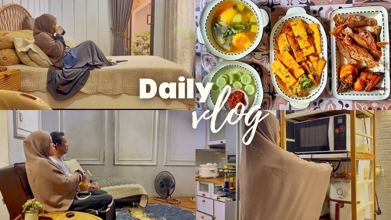 #dailyvlog RUTINITAS IRT/MASAK SAYUR ASEM,IKAN SELAR/ SPAGHETTI AGLIO O ELIO/ NANGISIN OPPA DAEHON 🥲