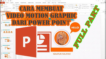 CARA MEMBUAT VIDEO MOTION GRAPHIC DARI POWER POINT | How To Make Motion Graphic Videos FULL PART