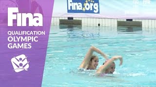 Re-Live: Duet Free - FINA Synchronised Swimming Olympic Games Qualification - Rio de Janeiro