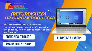 HP Chromebook C640 10th Gen Intel Core i5 Thin & Light FHD Touchscreen Laptop (8 GB DDR4 RAM.