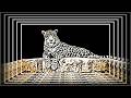 Jaguar Graphic Art 4K | Black Gold Aesthetic | Graphic Novel Style