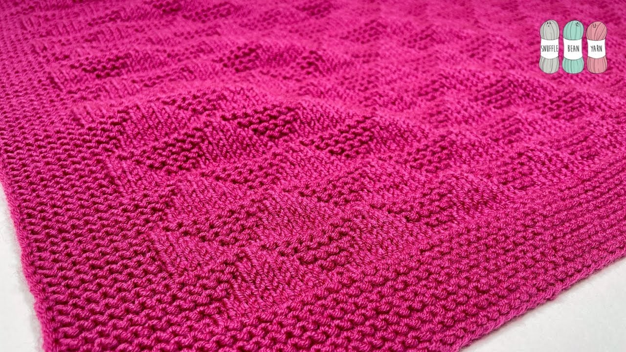 How to Knit the "Rosie" Baby Blanket YouTube