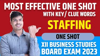 Staffing | Final Revision with all Key words for class 12 Business studies Board exam 2023 #cbse