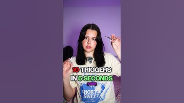 ASMR 10 Triggers in 5 Seconds?! ✨ #asmr #shorts