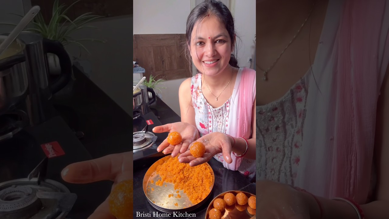 Kya ye real hai??🫣#shorts #bristihomekitchen #motichoorladdoo