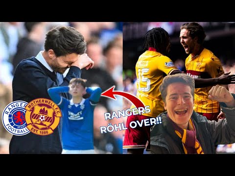 RANGERS RÖHL OVER!! Rangers 2-3 Motherwell MATCH VLOG!!
