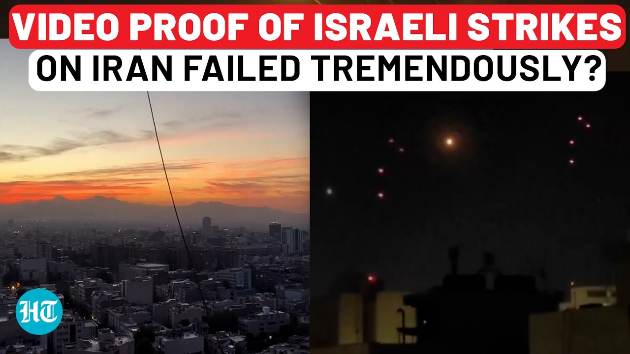 Iran ‘Successfully Foils’ Israeli Attack; Videos From Tehran Show Missile Interceptions, Normal Life