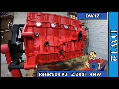 # 3 Réfection moteur  complet DW12  De A à Z ( Préparation et peinture du bloc ) #807