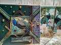 Crafting with peacock garden deluxe craft pad   hello beautiful a cutaway card and 6 x 6 tentfold