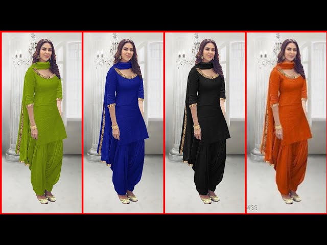 Simple Stylish,Beautiful Plain Kurta, Trending plain suit salwar kurti f...