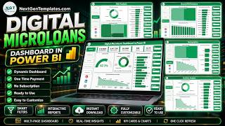 Digital Microloans Dashboard in Power BI