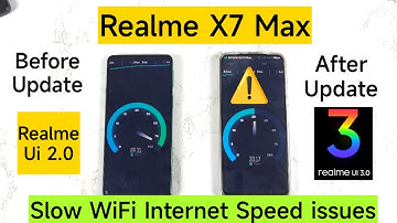 Realme X7 Max WiFi Slow internet issues After Realme Ui 3.0 Stable Update 😭