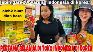 PERTAMA BELANJA DI TOKO INDONESIA DI KOREA DI BAWA KE BARCELONA DAN CARI OLEH2 BUAT @DianBara