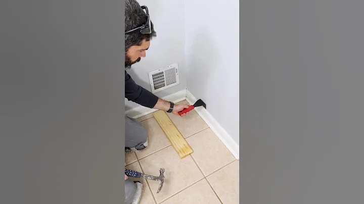 How to Remove Baseboards - #shorts #homerepairtutor