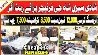 Furniture Market Low Price ! Poshish Bed Velvet Sofa Table Bedroom Sets Furniture Factory Rate vlog