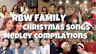 RBW family Christmas songs medley compilations | MAMAMOO VROMANCE ONEUS ONEWE PURPLEKISS