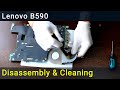 Lenovo B590 disassembly and fan cleaning