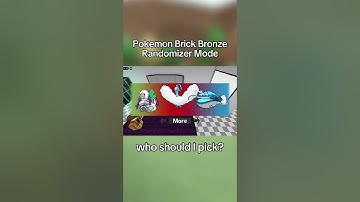 Pokemon Brick Bronze Randomizer Mode! (Possible Starters)