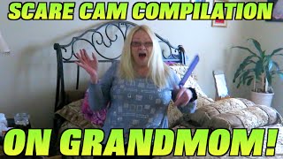 SCARE PRANK COMPILATION ON GRANDMOM! - PRANKS 2016