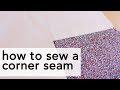 How to Sew a Corner Seam | Vintage on Tap
