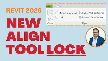 Revit 2026: Nieuwe automatische vergrendelingsopties voor de uitlijntool