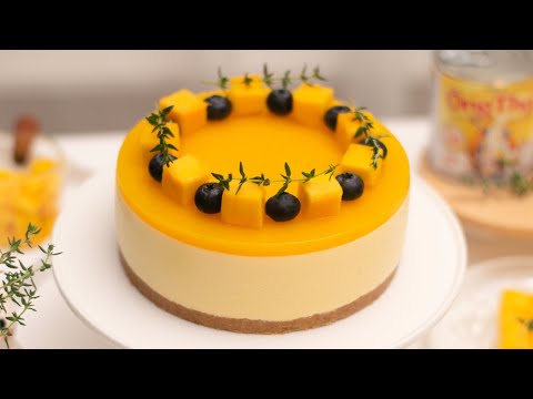 Video Bánh Cheesecake Xoài Không Cần Lò | No Bake Mango... - youtube