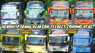 KOMPILASI KLAKSON MOBIL BUS BASURI,WINSPECTOR,NABILLA,CS TRANS,ELEGANZA,AZZAHRA HOLIDAY,HPJ DNLL