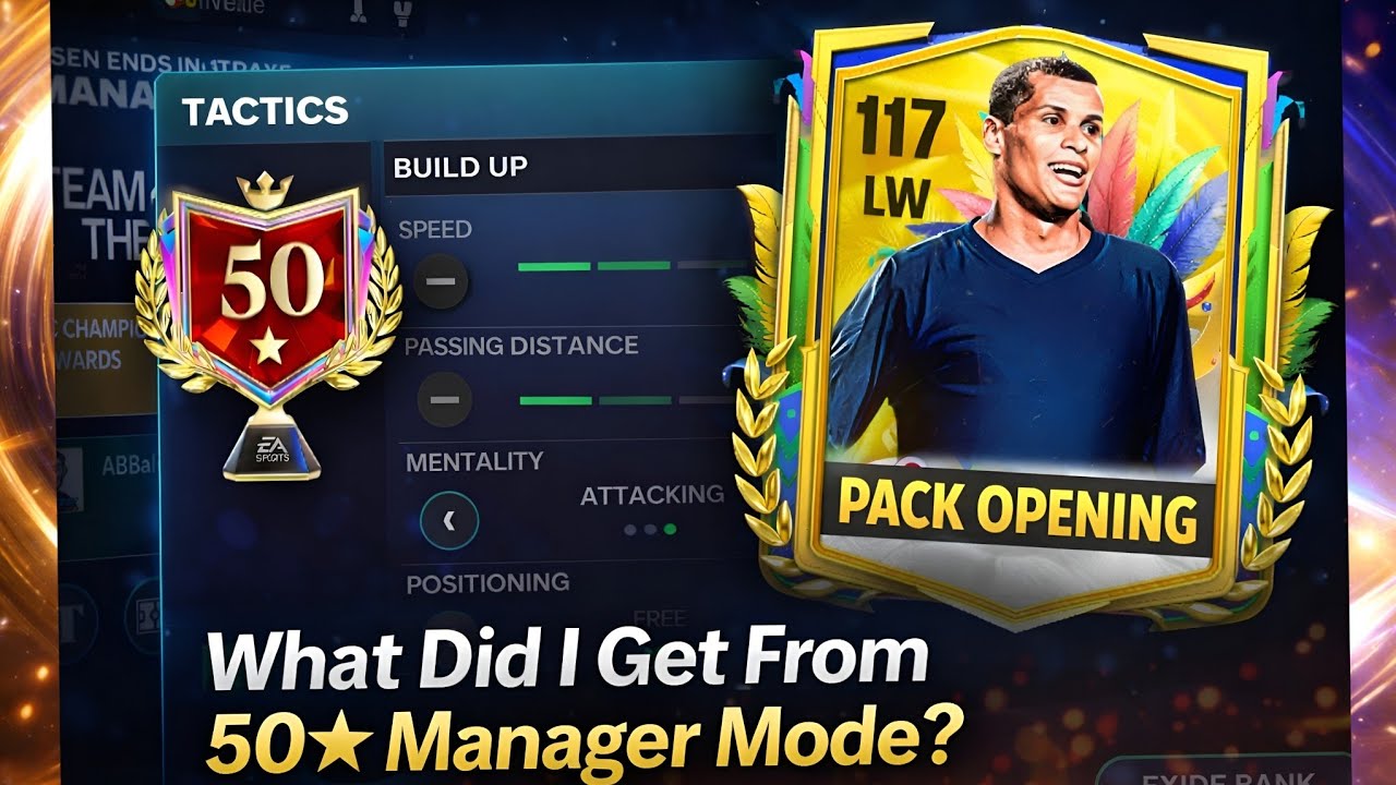 FC Mobile Manager Mode Formation & Tactics Guide | pack Opening FC Mobile 