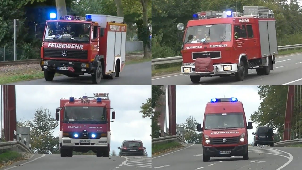 [Tödlicher Verkehrsunfall] Einsatzfahrten der FF Bad Essen-Eielstädt-Wittlage + OF Lintorf