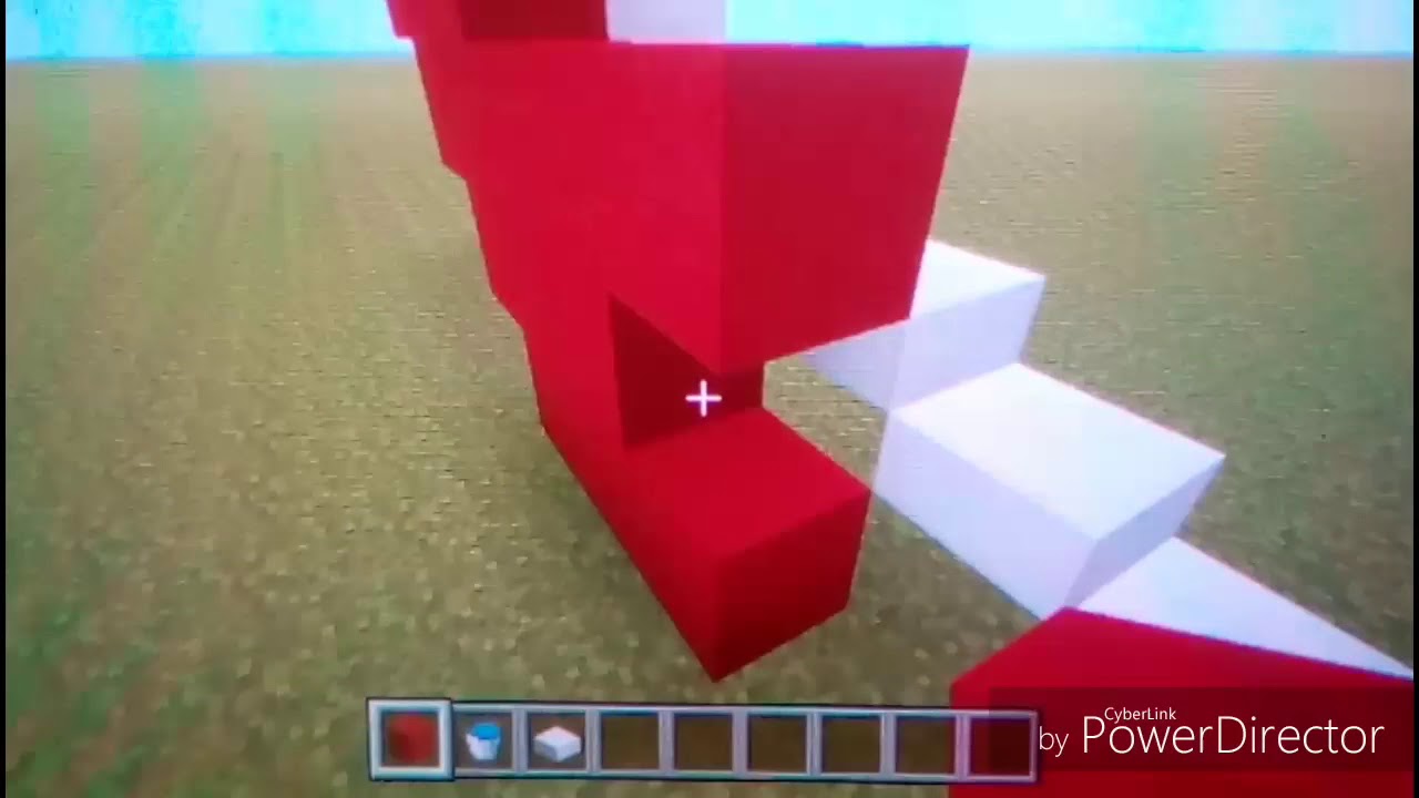 Minecraft WiiU comment faire un toboggan - YouTube