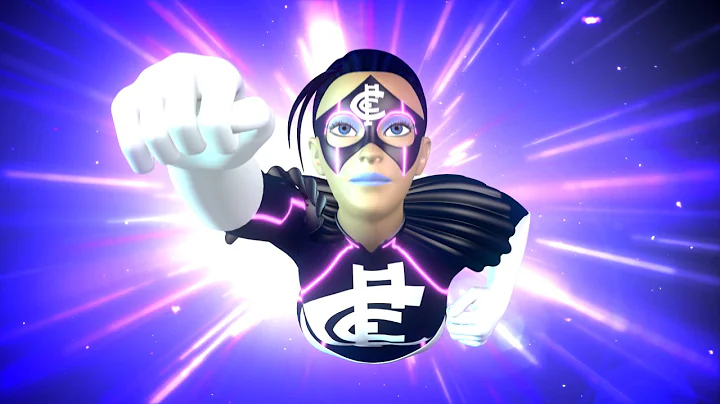 Carlton Blues Mascots 3D character animation Melbo...