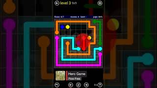 #FlowFree Regular Pack 9x9 level 3