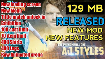 Released! New Mod Wr3d 2K20 | Wr3d wwe mod 2k19 |Cast limit 100, Animated Arenas and More Features