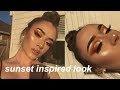 ♡sunset inspired makeup tutorial ♡