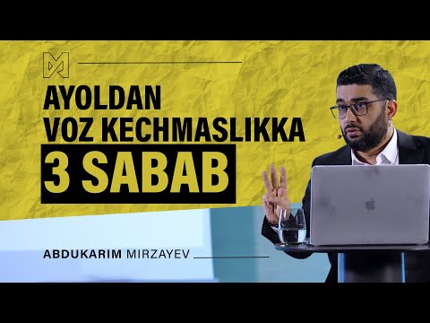 Bu uch ishdan birini qilmadimi – ayolingizni ko‘chaga haydamang! | @Abdukarim Mirzayev