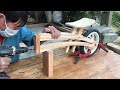 Easy To DIY Balancing Bike With Basic Tools And Wooden Pallets // How To -  DIY!