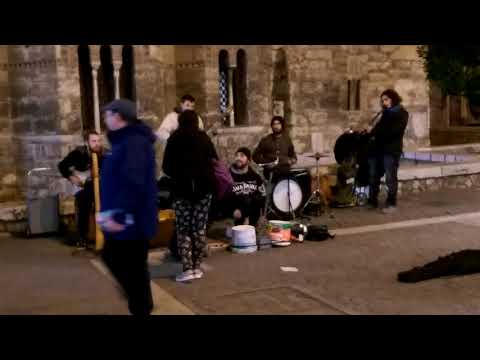 Ameizing Street Musicians In Athens Greece