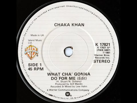 Chaka Khan -What Cha' Gonna Do For Me