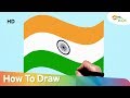 Independence Day Special | How To Draw Indian Flag | Easy Step By Step Drawing For Children