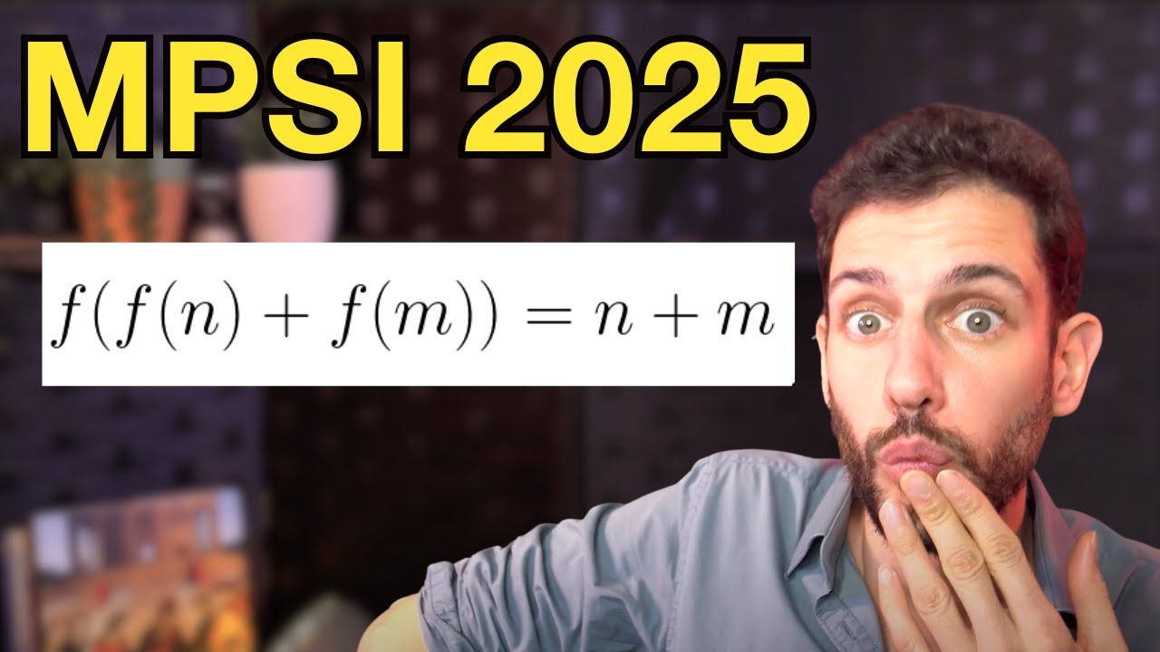 Défi une équation fonctionnelle CHELOU ! MPSI-PCSI à savoir faire