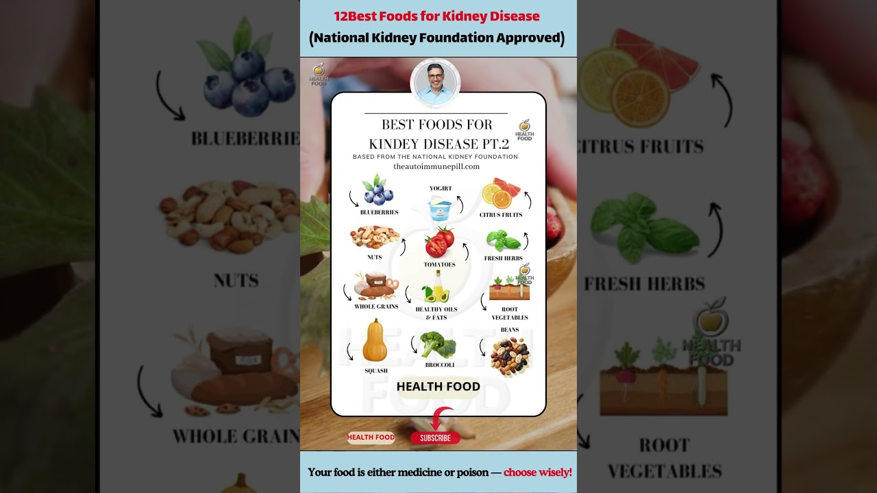 12 Best Foods for Kidney Disease (National Kidney Foundation Approved) 
