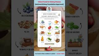12 Best Foods for Kidney Disease (National Kidney Foundation Approved) #KidneyDisease #KidneyHealth