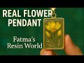 “How to Make Resin Pendant with Real Flowers 🌼 | DIY Jewelry Tutorial for Beginners”