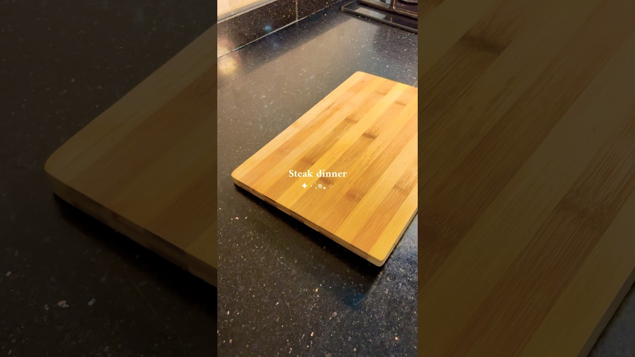 Ужин из стейка 🍽️ 