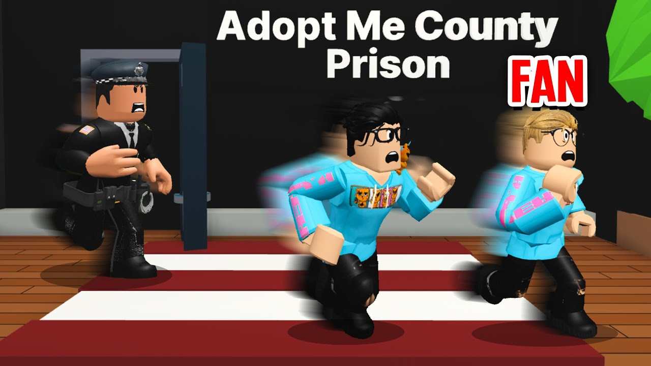 I Broke A Fan Out Of Prison In Adopt Me Roblox Youtube - dylan the hyper roblox adopt me