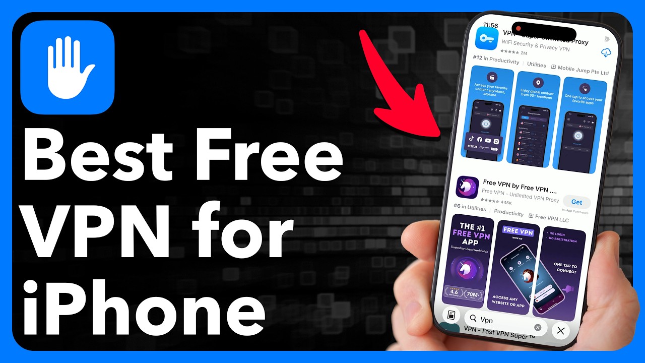 The Best Free VPN For iPhone 2026 - YouTube